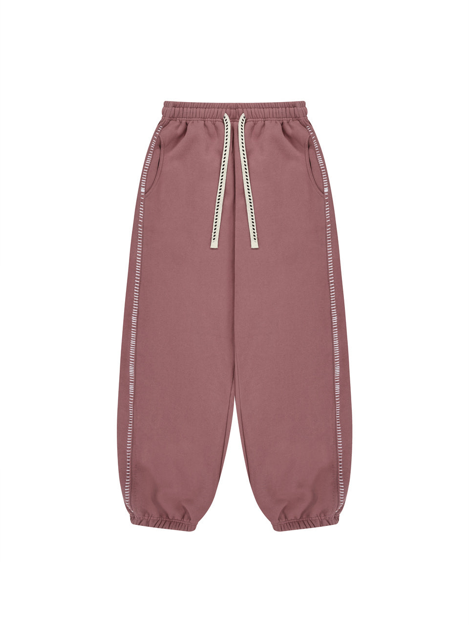 the-greatest-ss-25-merrow-stitch-sweatpants-pink