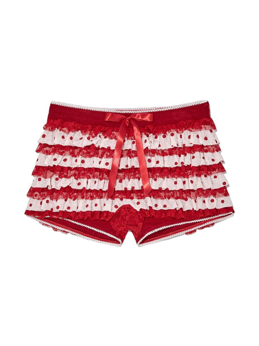 glowny-ss-25-coco-dot-bloomer-shorts-(red)