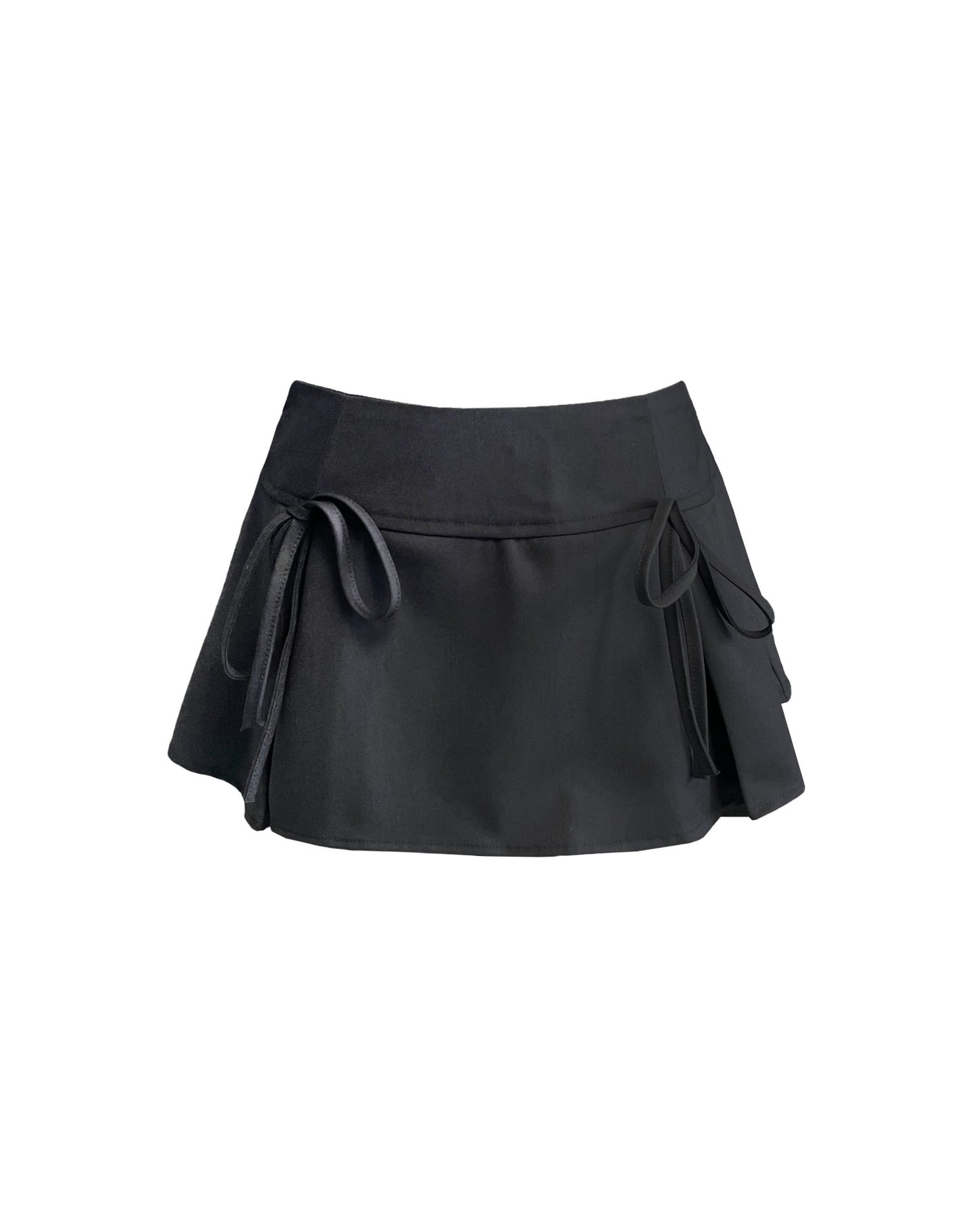 hamong-ss-24-ribbon-skirt-black