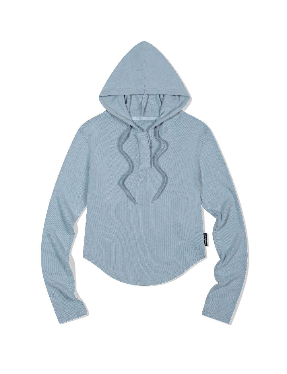 ugly-shadow-fw-24-basic-crop-hoodie(blue)