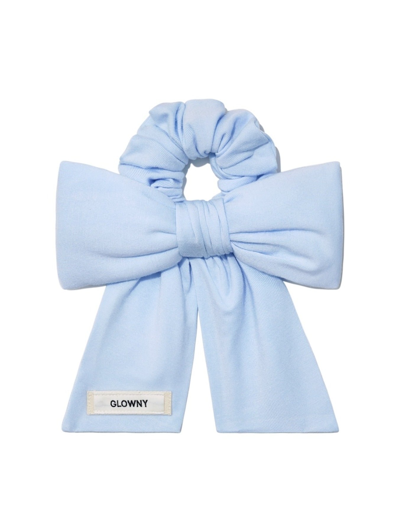 glowny-ss-25-bow-scrunchie-(baby-blue)