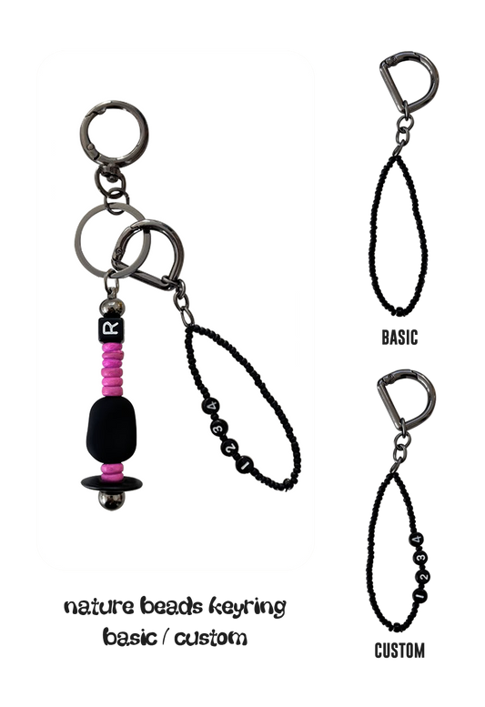 revoirsis-seasonless-nature-beads-keyring-magenta