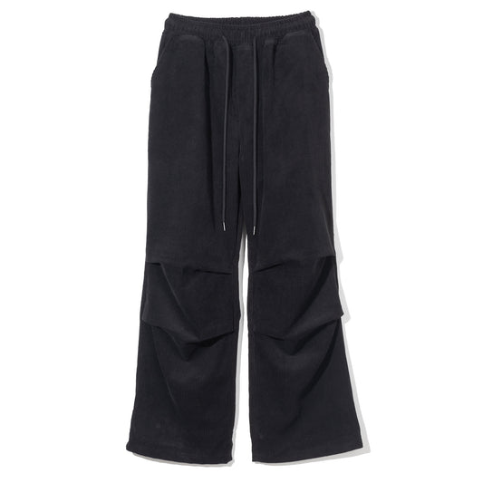 massnoun-ss-25-parachute-corduroy-strap-pants-black