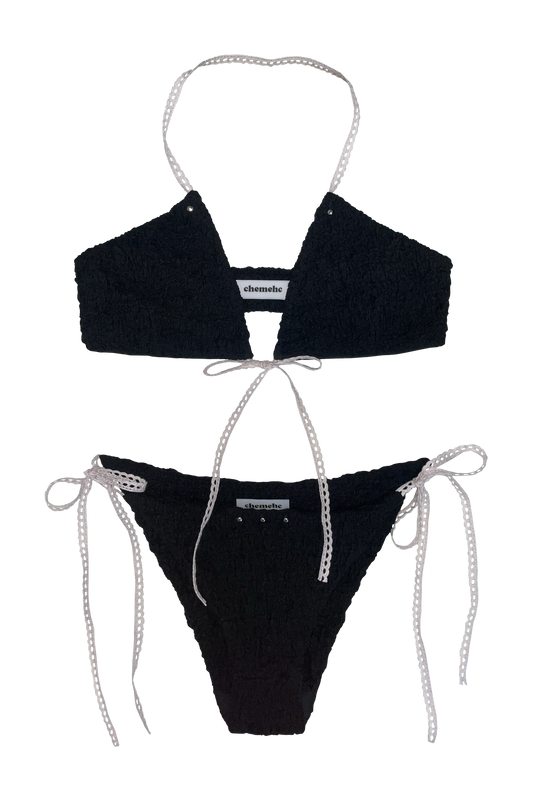 chemehc-summer-24-snug-cotton-bikini-black