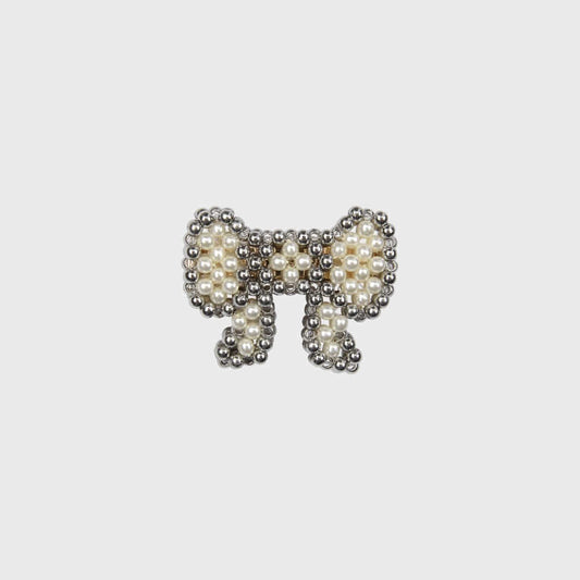 eireve-seasonless-beaded-pearl-bow-hairclip-(silver)