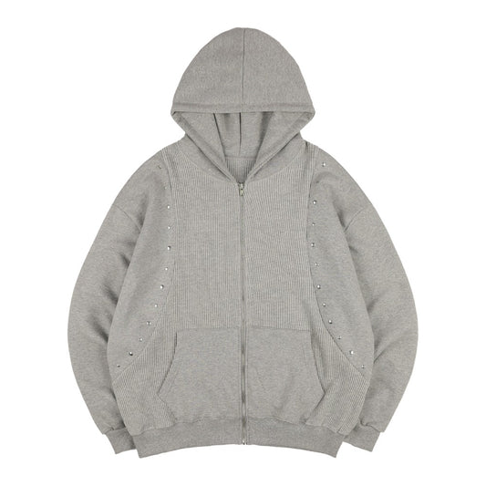 nastykick-ss-25-waffle-stud-hood-zipup-(melange)-k25qa660