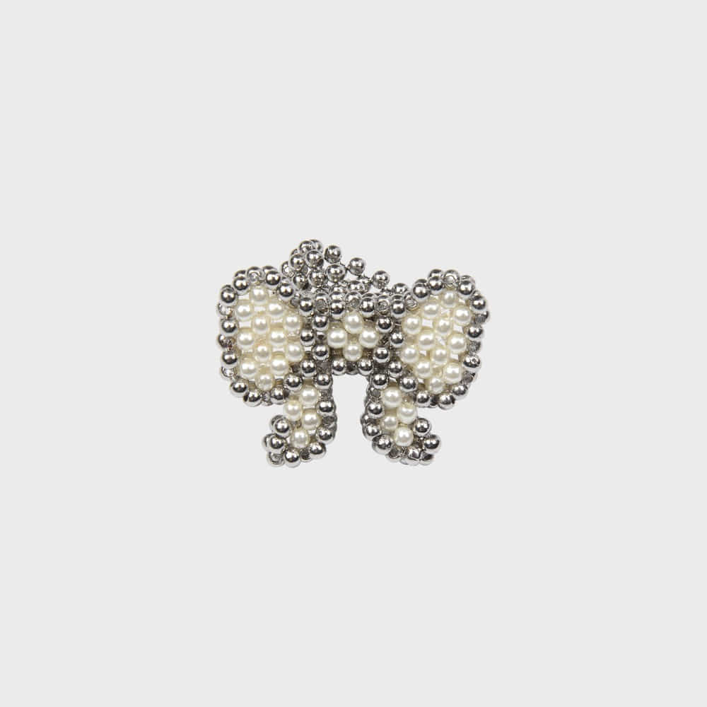 eireve-seasonless-beaded-pearl-bow-ring-(silver)