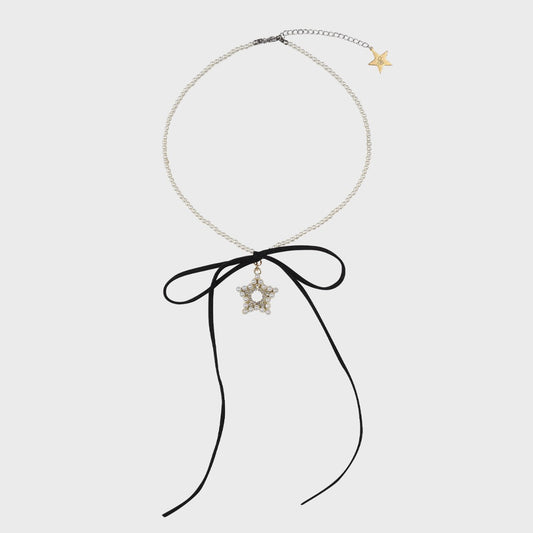 eireve-seasonless-suede-bow-and-star-choker-necklace-(black)