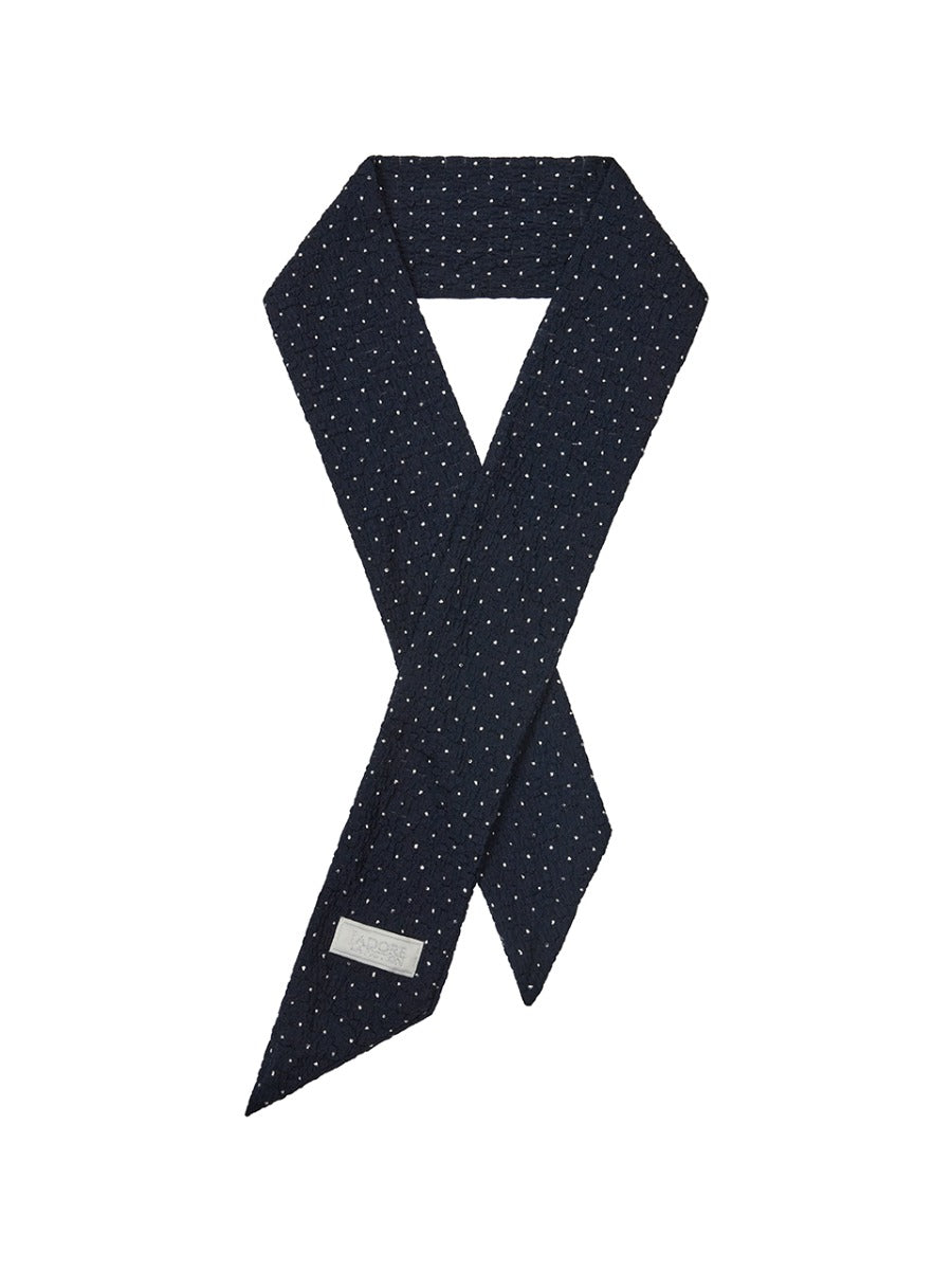 lartigent-ss-25-l15-silver-dot-scarf-(navy)