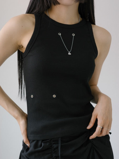 mining-ss-24-eyelet-sleeveless-top-black