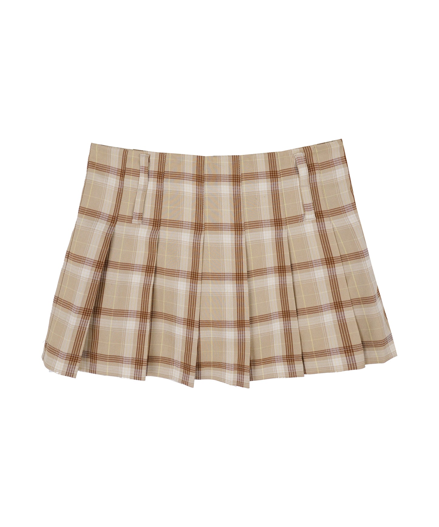 high-school-disco-ss-25-double-strap-pleated-skirt_beige