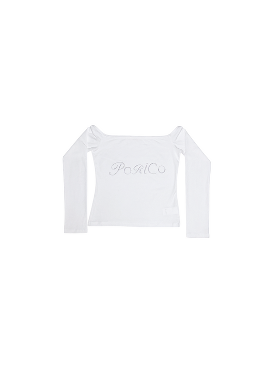 porico-world-fw-24-offshoulder-long-sleeve-white