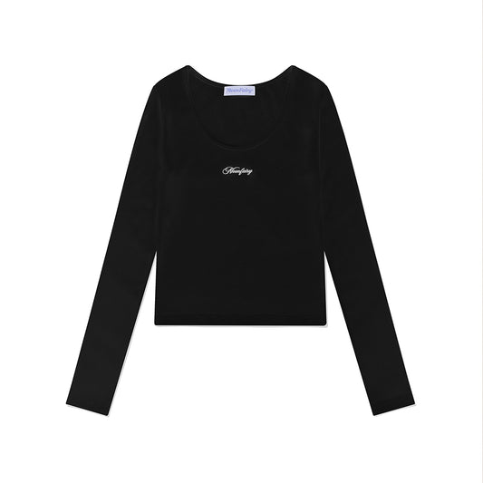 moonfairy-ss-24-mf-small-logo-longsleeve-black