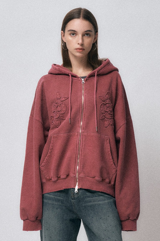 midnight-move-fw-24-flower-hood-zip-up-(dark-red)