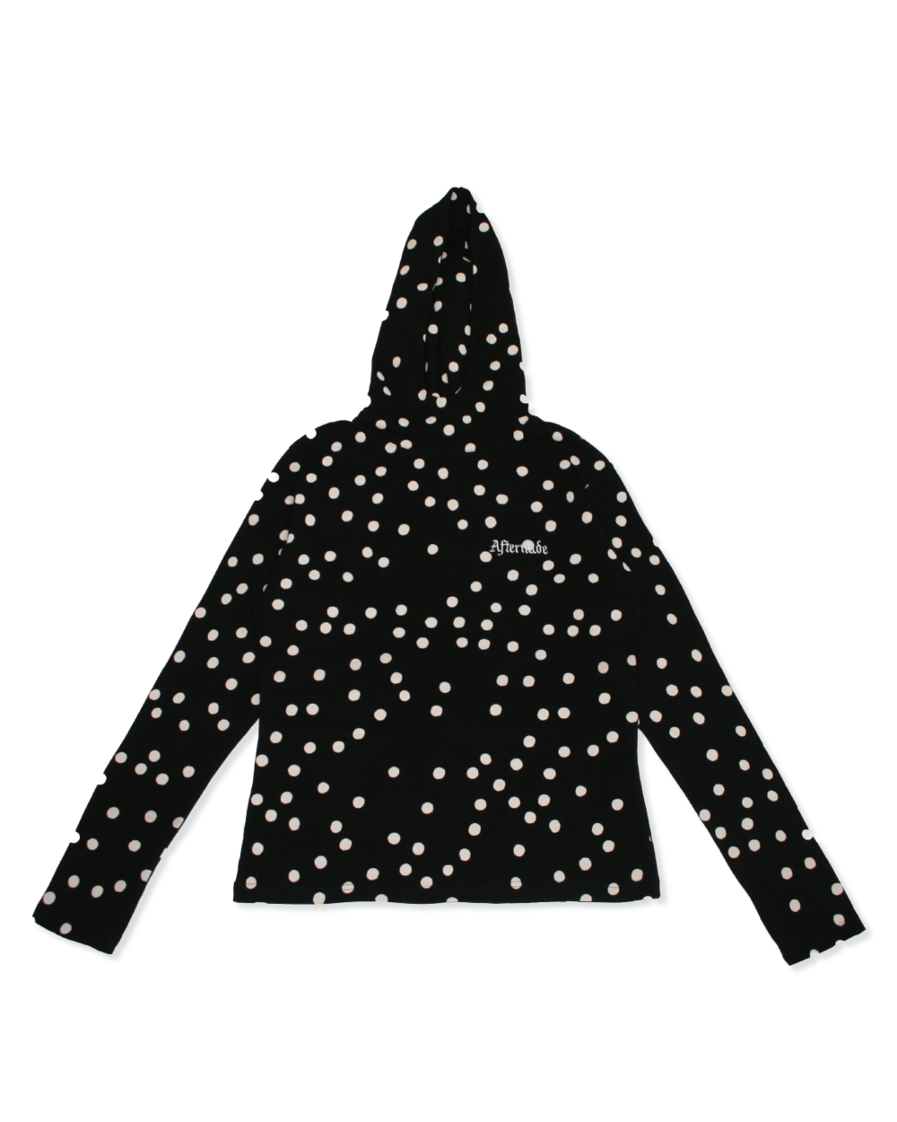 afternude-summer-24-dot-hoodie-black