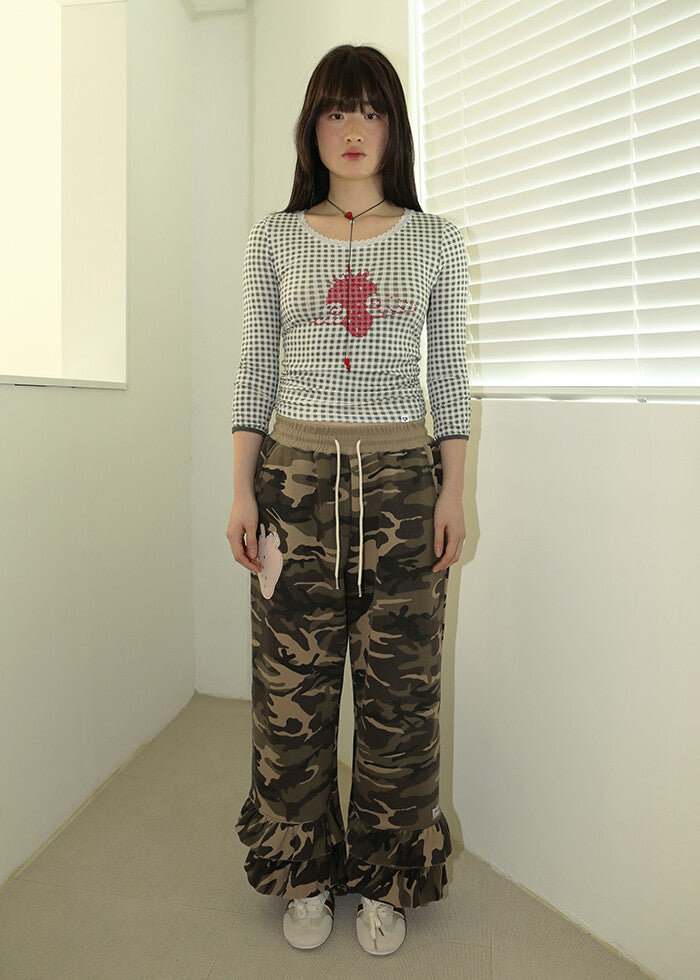 nofficialnoffice-ss-25-berry-frill-drawstring-pants-camo