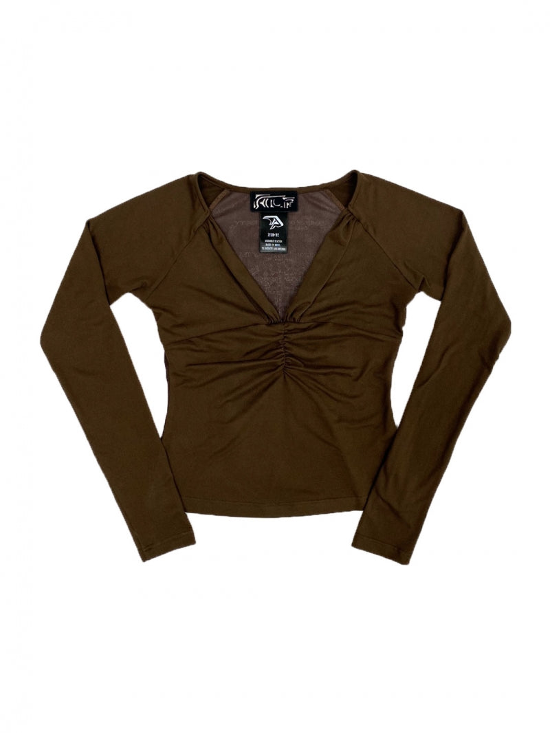 assemblestation-winter-23-kabbalah-mesh-top-brown