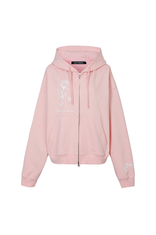 pain-or-pleasure-ss-24-rose-2way-hood-zip-up-pink