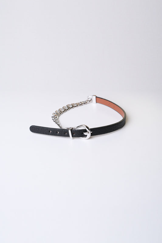 sis-a-summer-23-chain-leather-choker-black