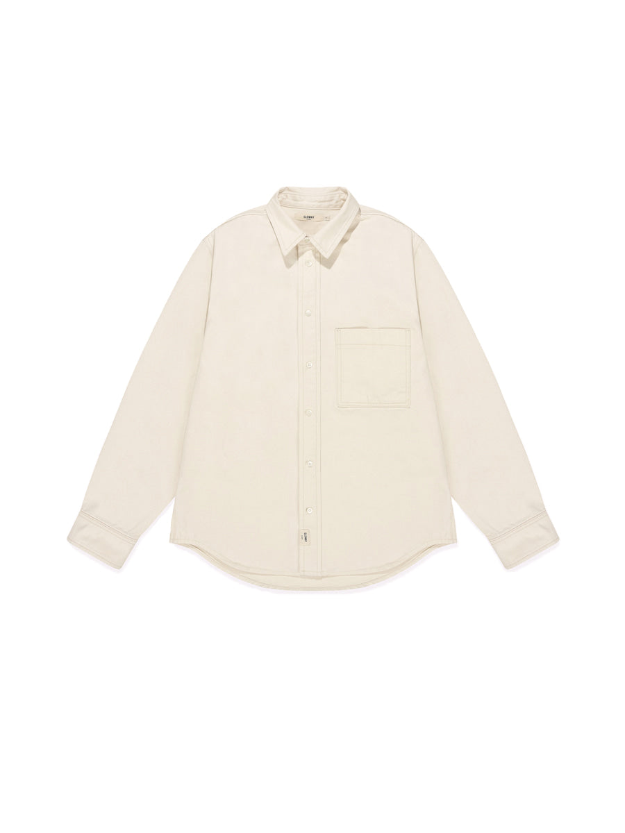 glowny-ss-24-g-classic-cotton-twill-shirt-ivory