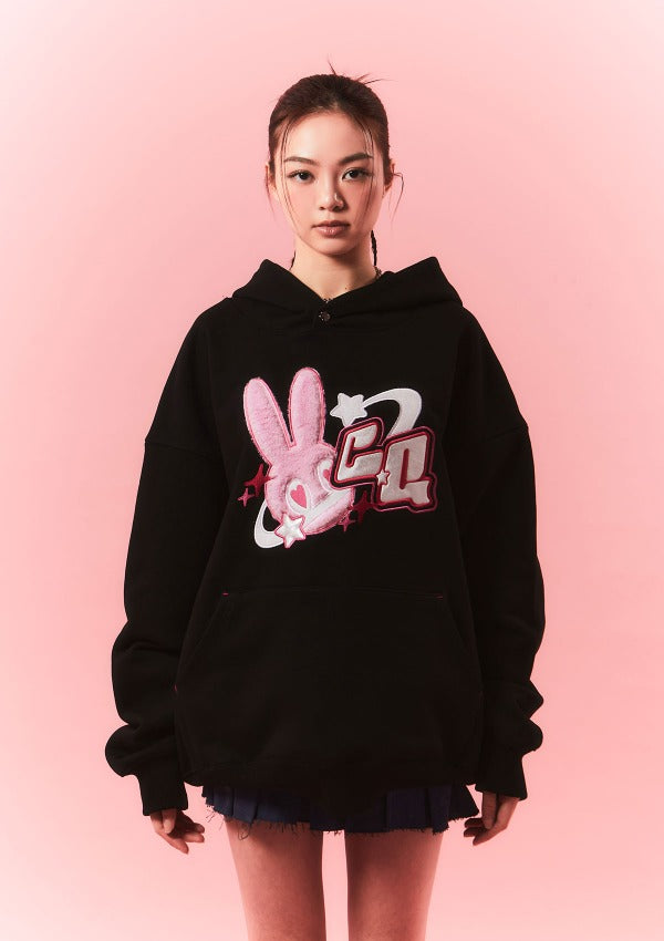 cherryquiri-winter23-fur-bunny-planet-hoody-black