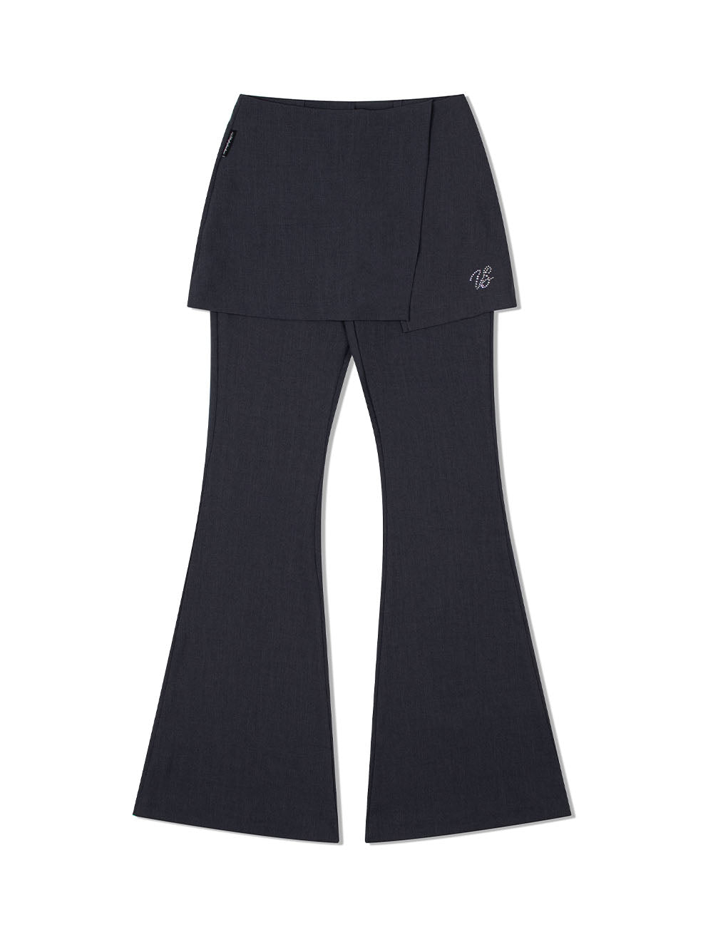 ugly-shadow-fw-23-slit-pants-skirtnavy