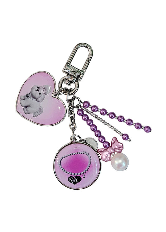 nofficialnoffice-seasonless-white-puppy-beads-mix-keyring