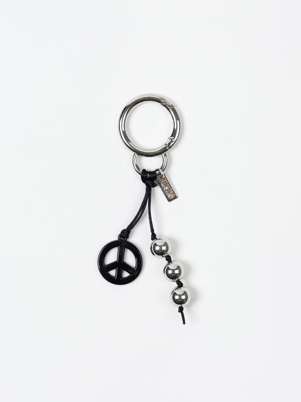 usite-seasonless-23-mini-peace-freedom-keyring-black